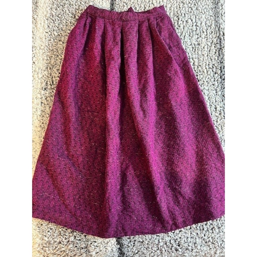 Women's Vintage Bagatelle Maroon Pencil Skirt‎ Size 4